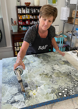 Julie Snidle encaustic painter