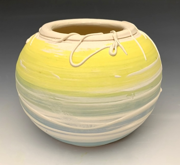 Lynne Sarnoff-Christensen: Small Yellow Vase